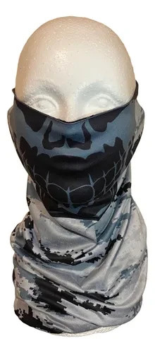 Balaclava Gn Guardia Nacional Calavera Blanco Pixel Unitalla Mexicano