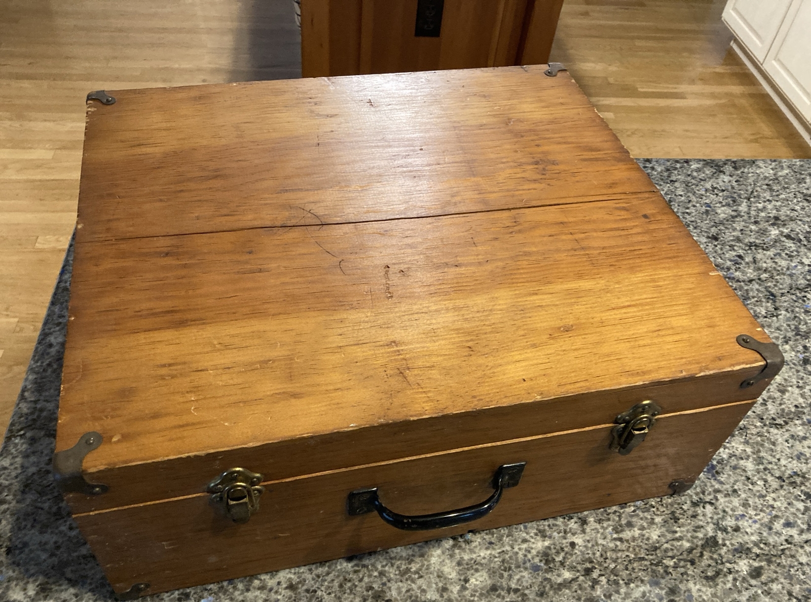 Vintage Homemade Wood Snare Drum Case For Ludwig, Slingerland, Leedy 5.5x14”