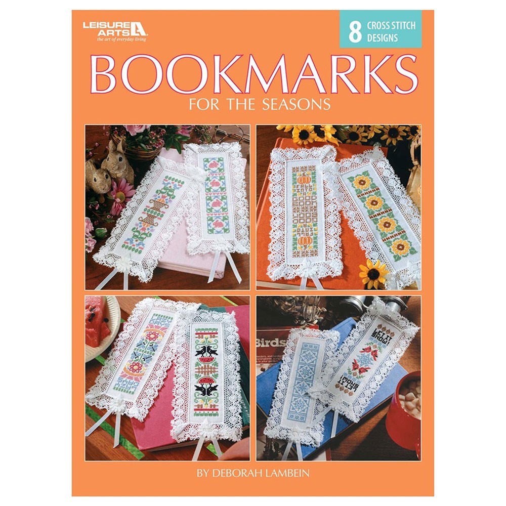 Leisure Arts Cross Stitch Chart Bookmarks for the Seasons 4844