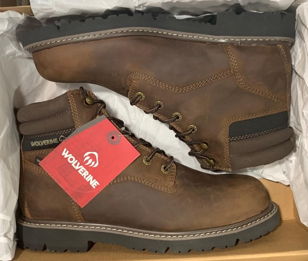 New Wolverine Revival 6" Composite Toe Work Boots Men's 10EW Waterproof