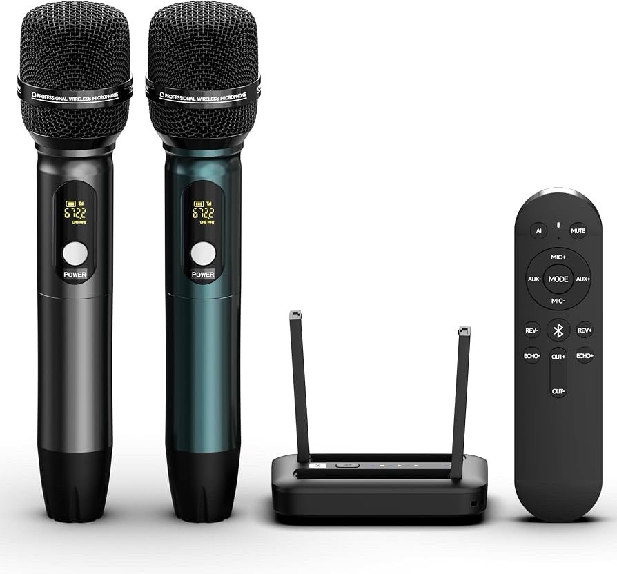 Portable Karaoke Machine with AI Voice Removal & Studio-Grade Reverb - Wireless
