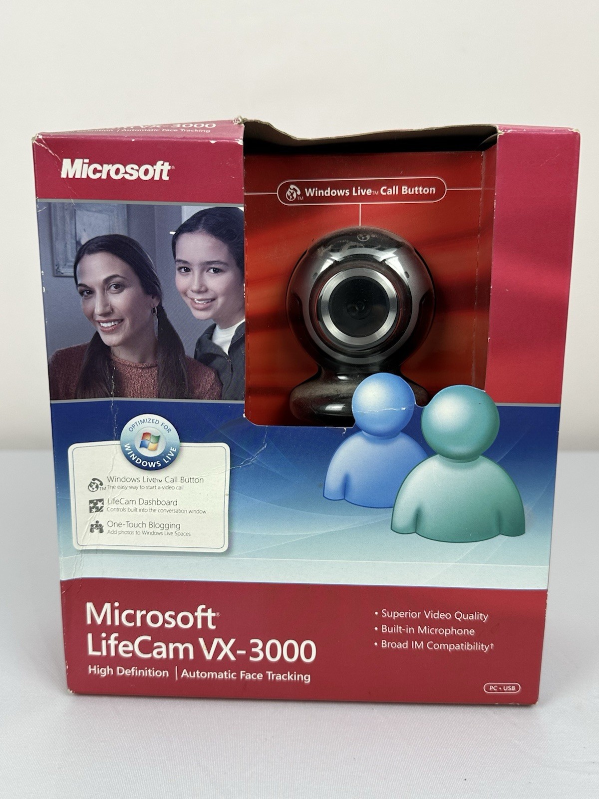 Microsoft Lifecam VX-3000 USB 2.0 Webcam New in Box