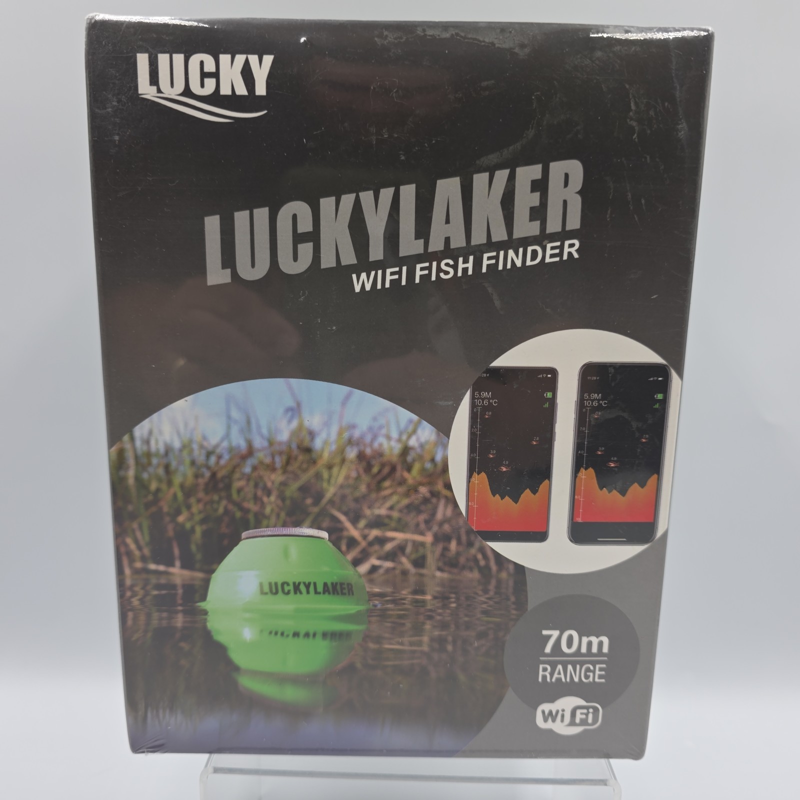 Lucky Luckylaker WiFi Fish Finder 70m Range 135FT Depth New Sealed