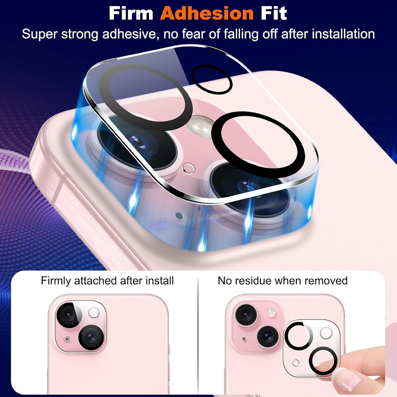 2PCS For Apple iPhone 13 mini Camera Lens Protector Tempered Glass Camera Cover