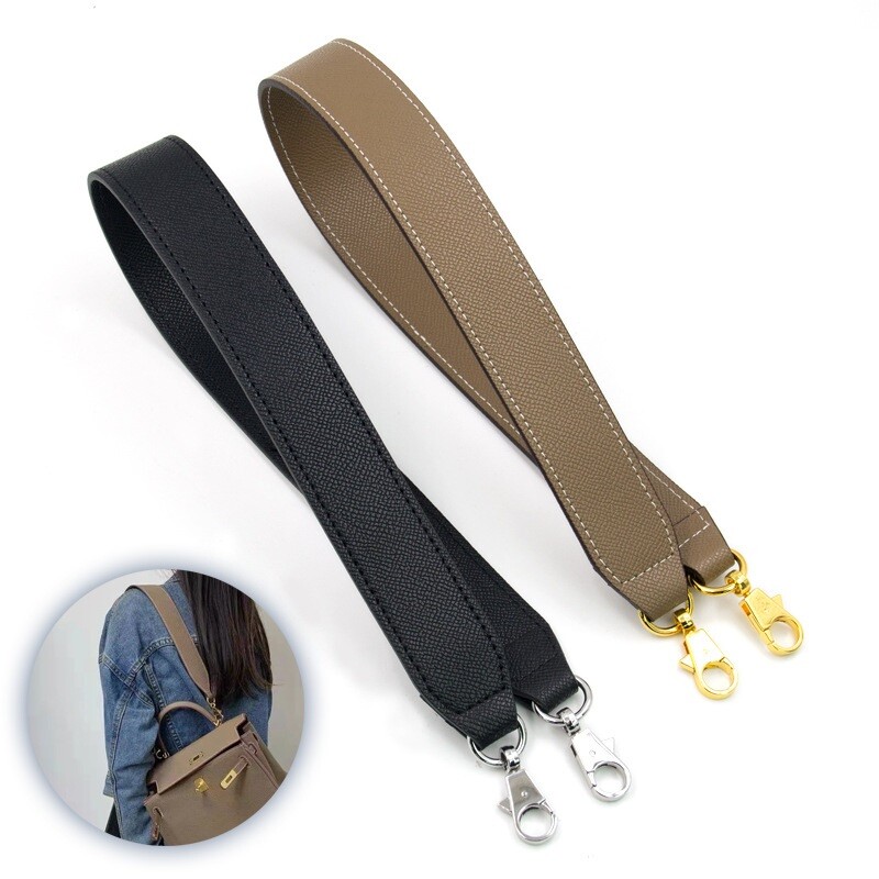 Natural Vachetta Leather Shoulder Wide Strap Replacement For HERMES Kelly