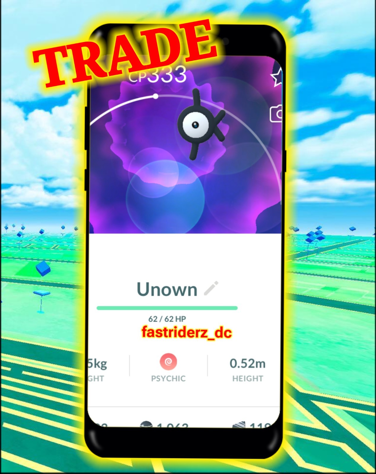 Pokémon Unown K Go