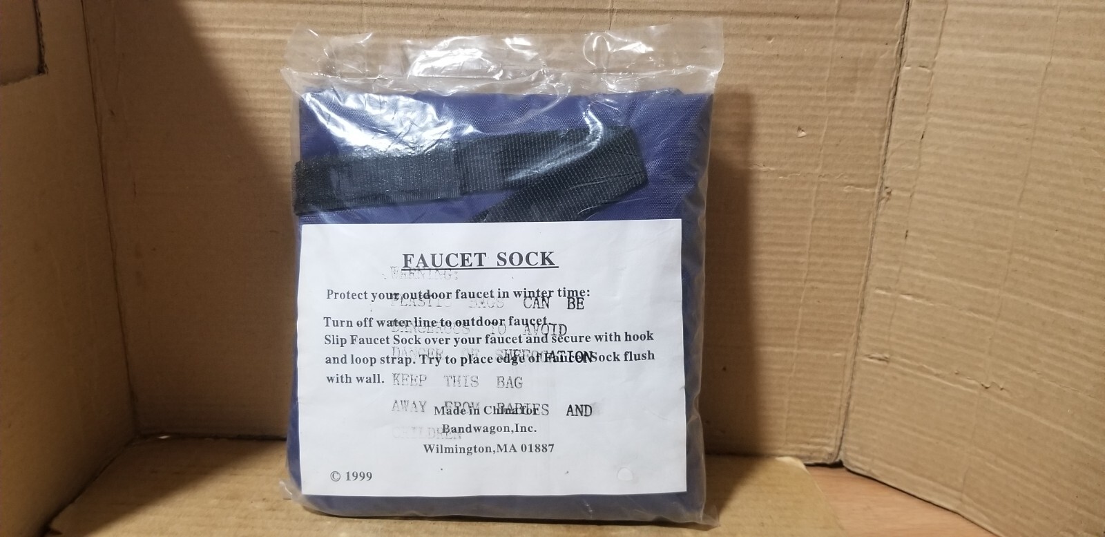 Faucet Sock Insulated Bag K2360 , New sealed