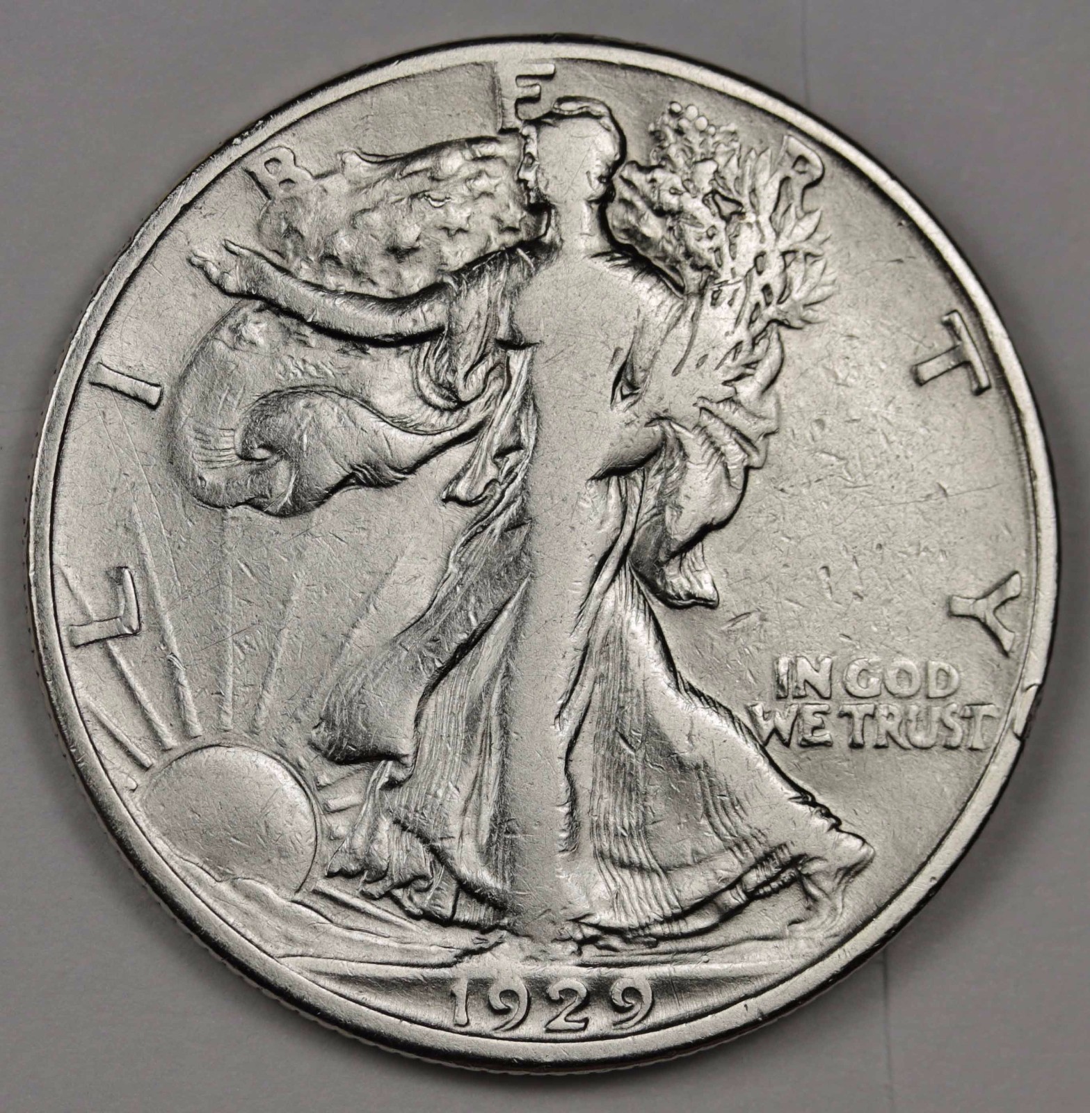 1929-d Walking Liberty Half.  High Grade.  116014  (Inventory G)