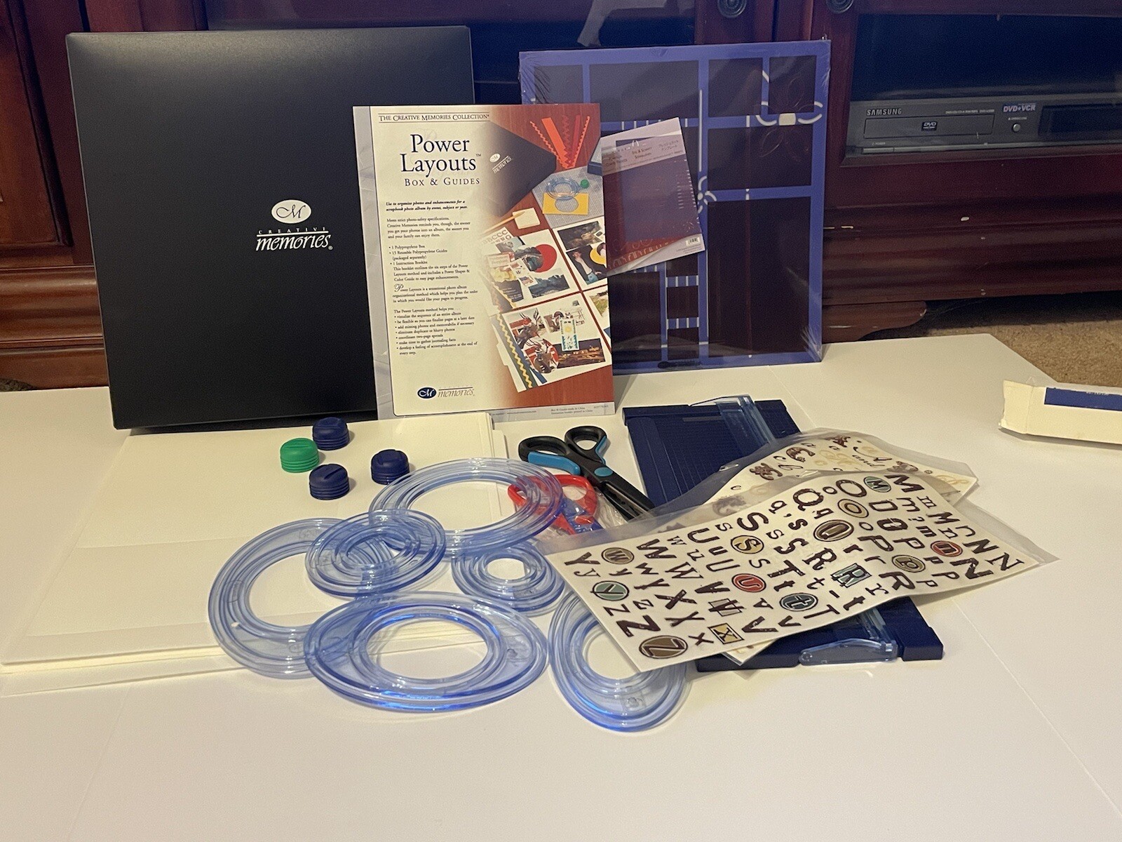 Creative Memories Custom Cutting System Power Layout Box Templates & Much More