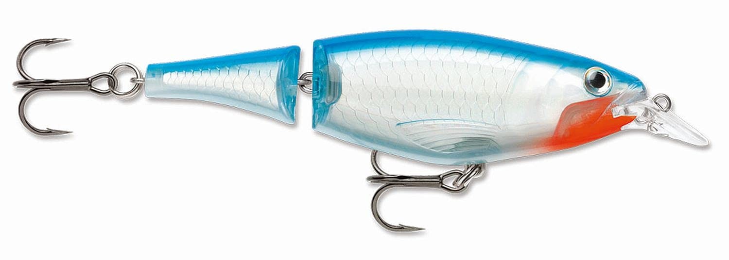 Rapala X-Rap Jointed Shad 13 Fishing Lures (Silver Blue, One Size, Silver