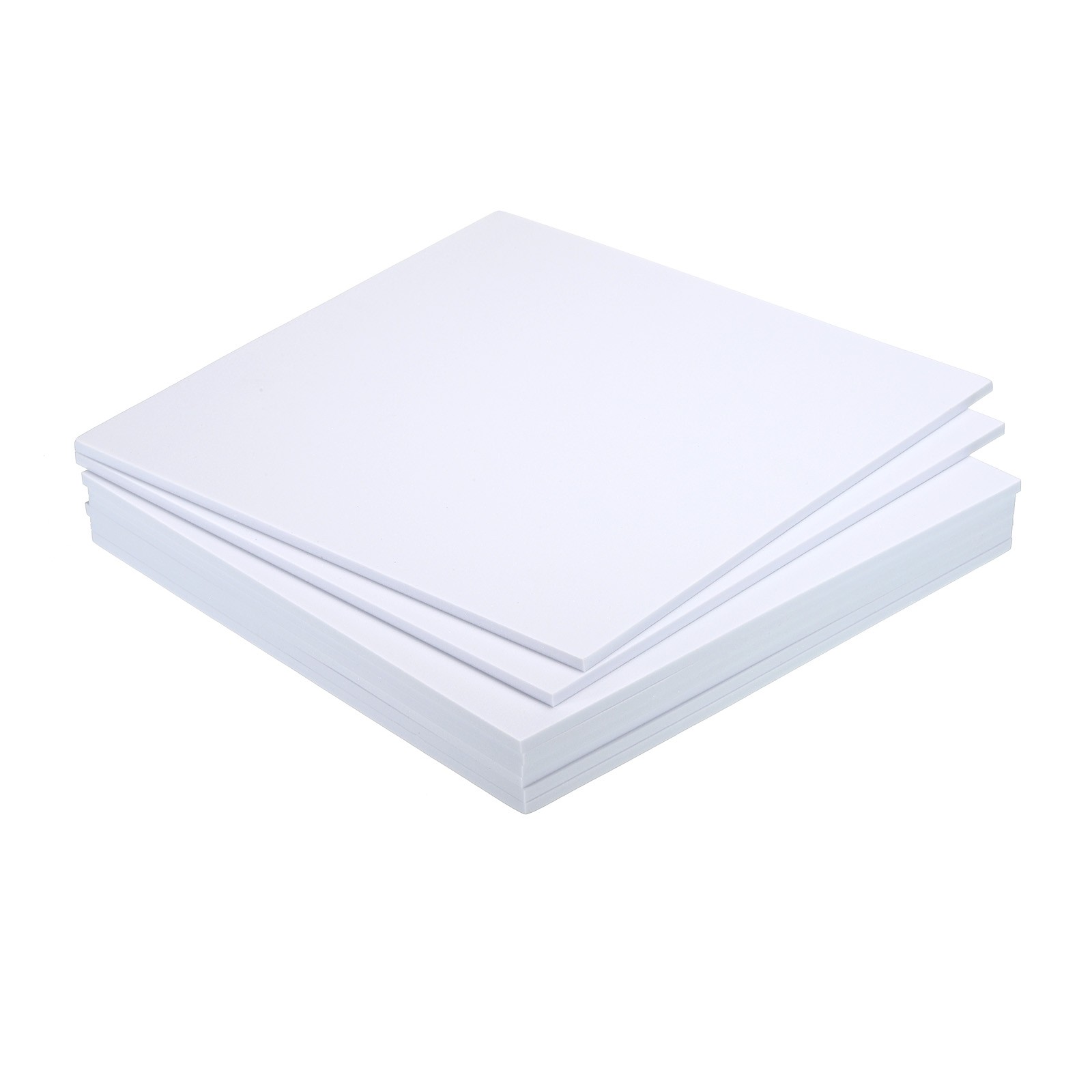EVA Foam Sheets White 9.8 Inch x 9.8 Inch 5mm Thick Crafts Foam Sheets Pack of 8