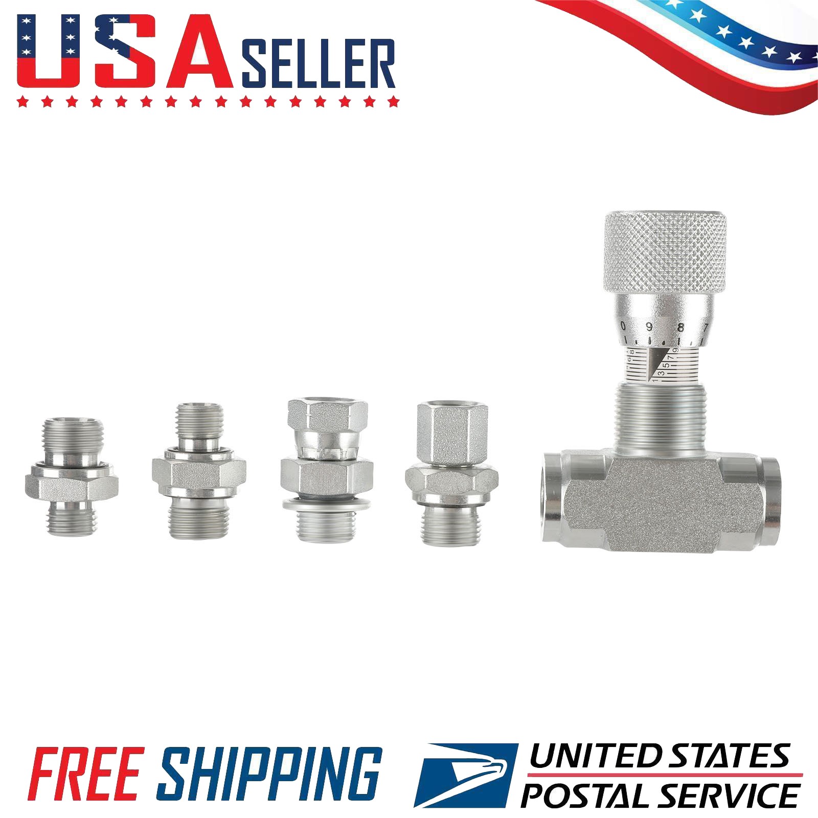 For Mini Excavator Hydraulic Valve Flow Control 3/8 L08 Bidirectional Restrictor