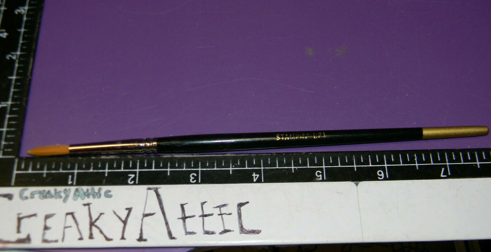 STAMPIN UP PAINT BRUSH 1 FOR RUBBER STAMP PAINTING CREAKYATTIC