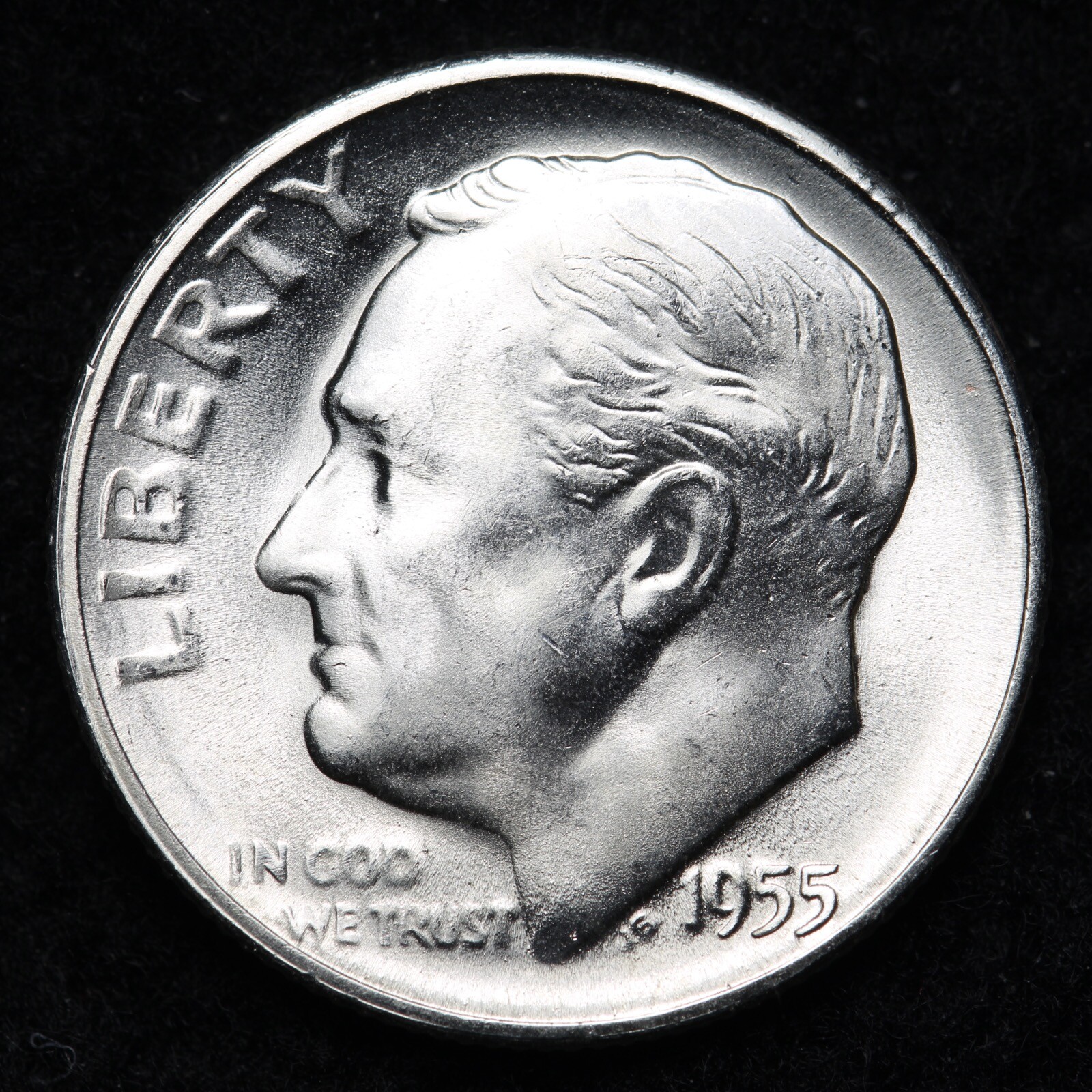 1955-S Roosevelt Silver Dime AU/UNC or BETTER - Complete Your Album!