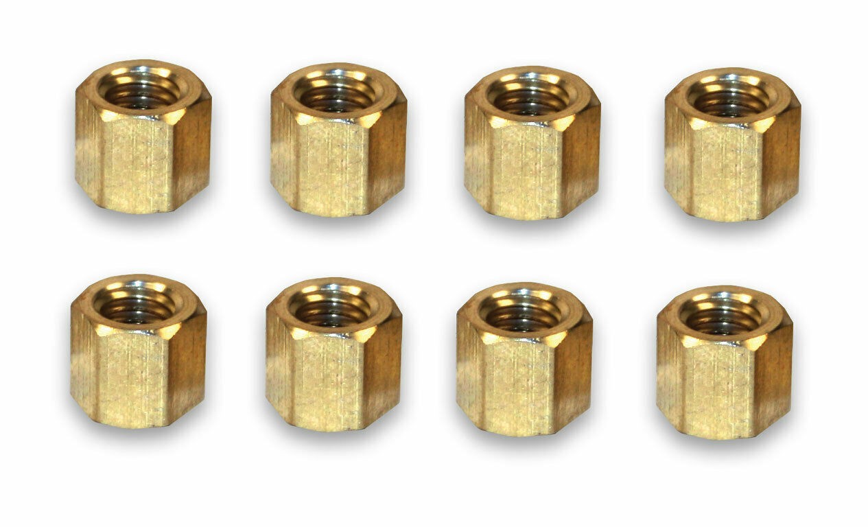 1961-1979 VW Beetle & Super Beetle Exhaust Intake Brass Nut Set 11mm