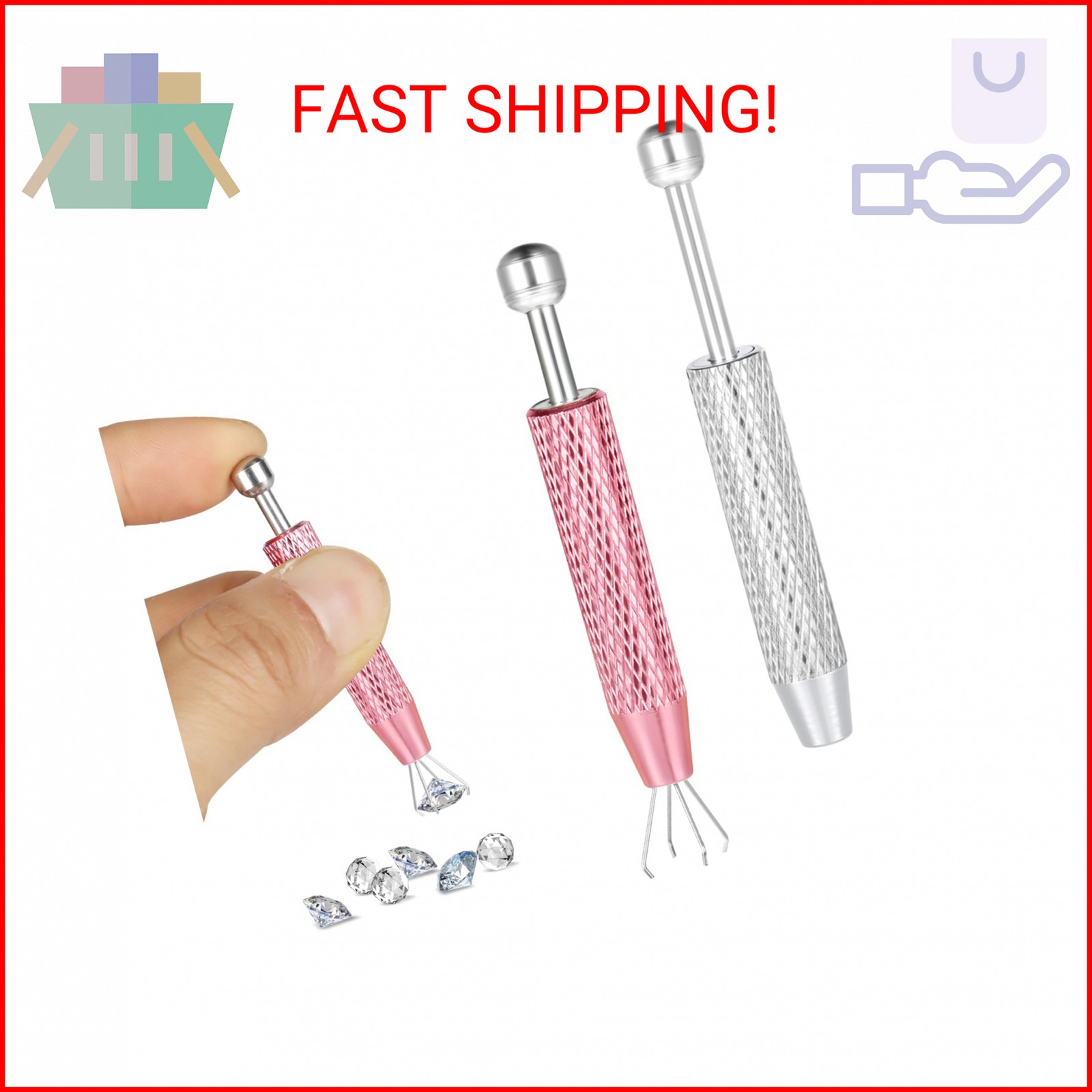 BACUTHY 2 Pack Piercing Ball Grabber Tool, Stainless Steel Piercing Tools for Ch