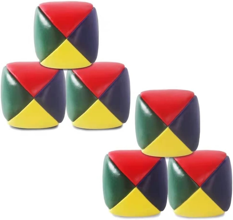 6 Pack Soft Juggling Balls for Beginners Juggle Balls Bulk Set for Juggler, KidS