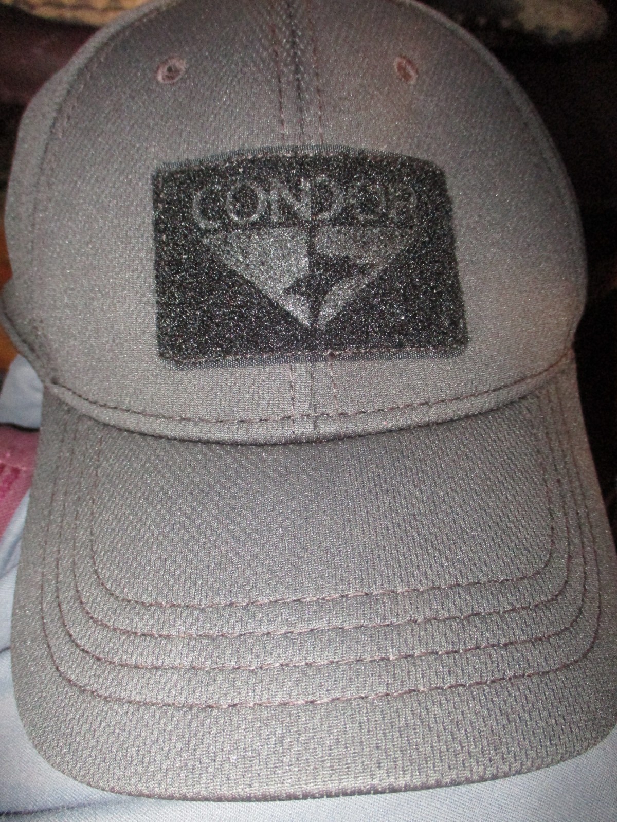 Black CONDOR Tactical  Gear Logo Flex Fit Hat Large/XL