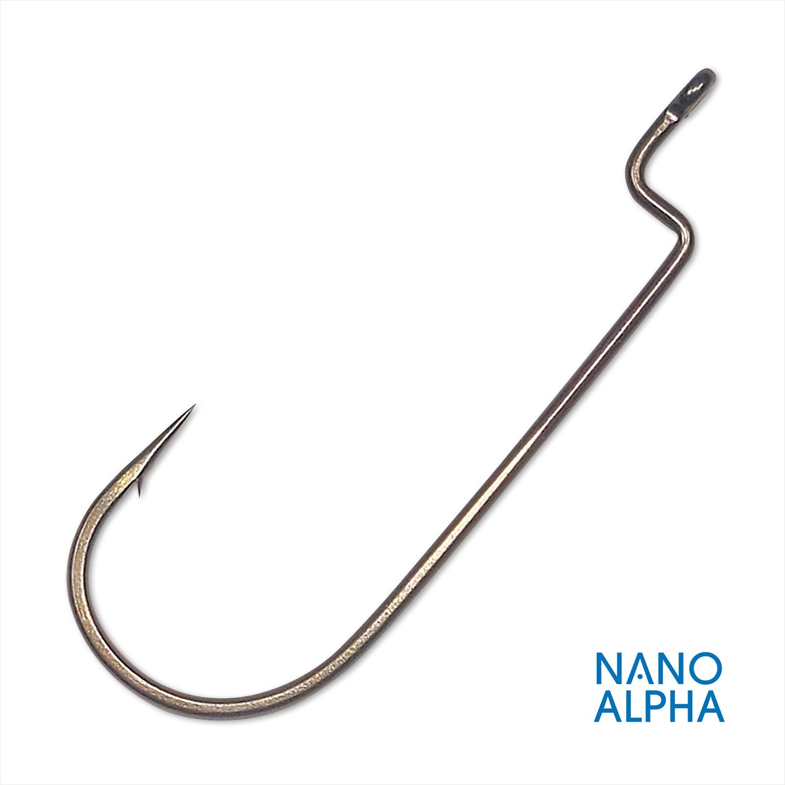 Gamakatsu Nano Alpha Offset Round Bend Worm Hooks 5421 - Choose Size