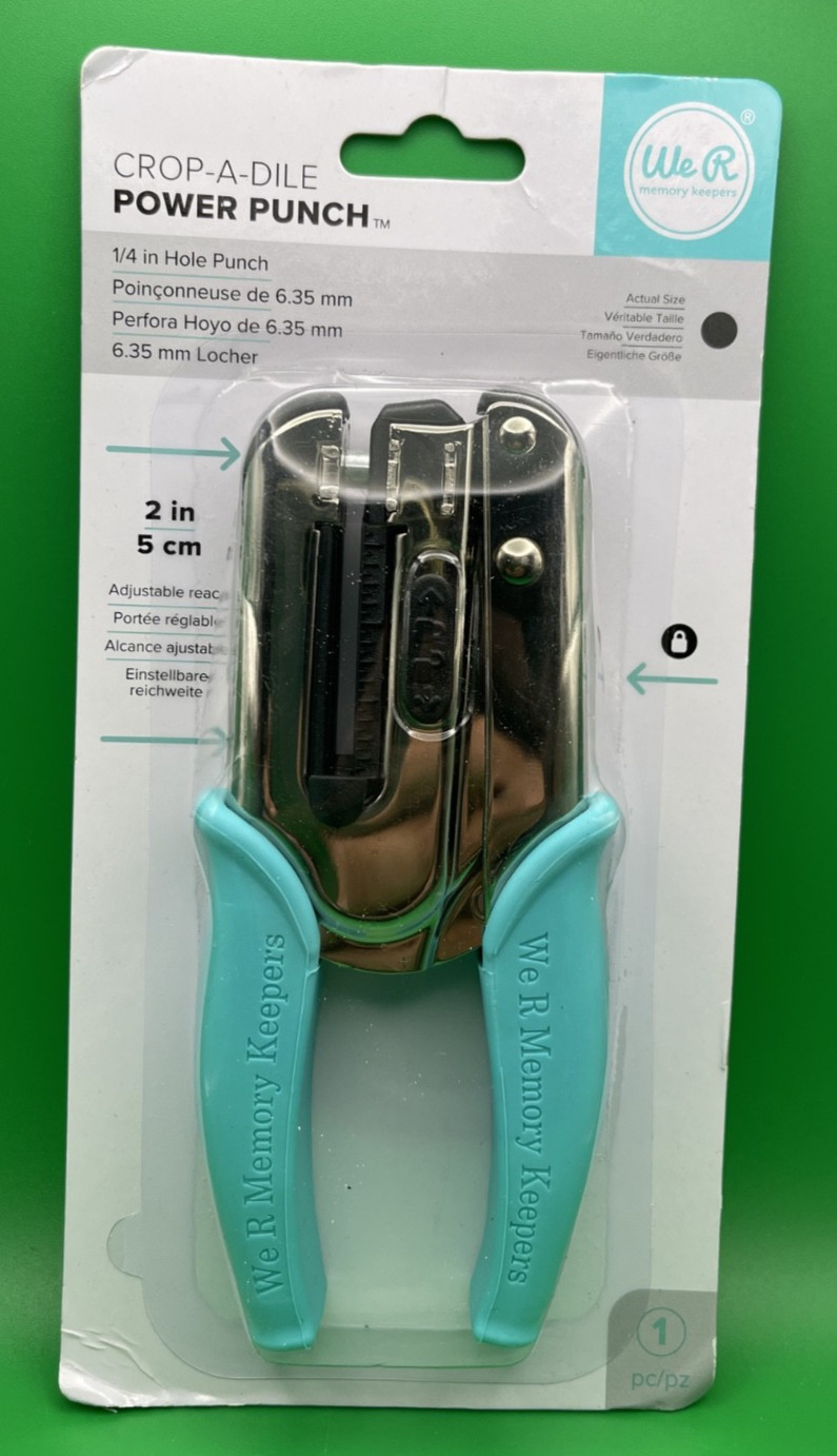 We R Memory Keepers 1/4" Crop-A-Dile Power Punch