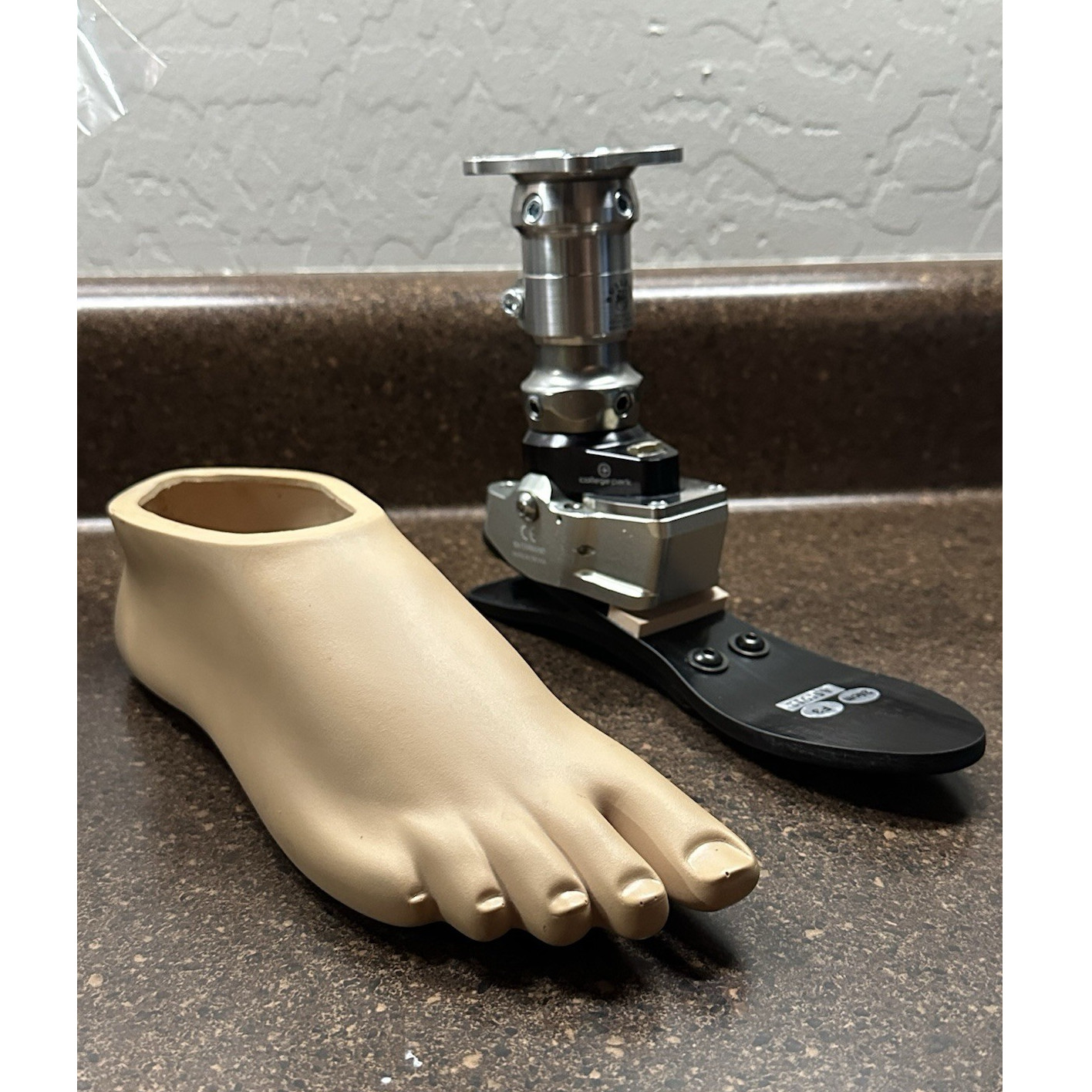 College Park Odyssey K2 Hydraulic foot w/ Bulldog Ankle Ossur foot shell sz 24