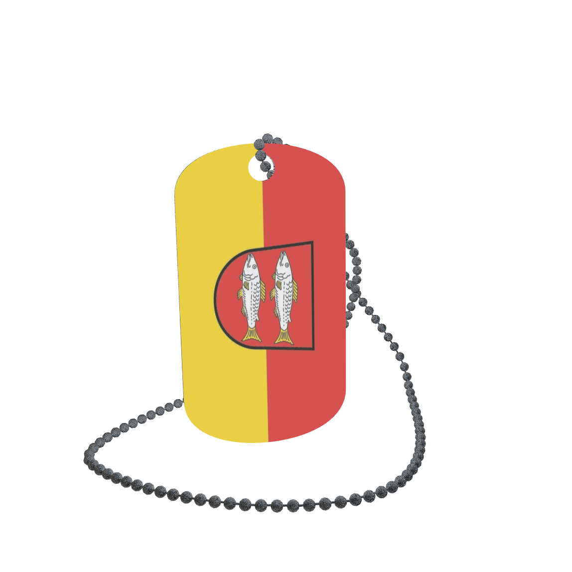 Dog Tag Flag Bunting Forchheim Dog Tag Aluminium 30 x 50mm