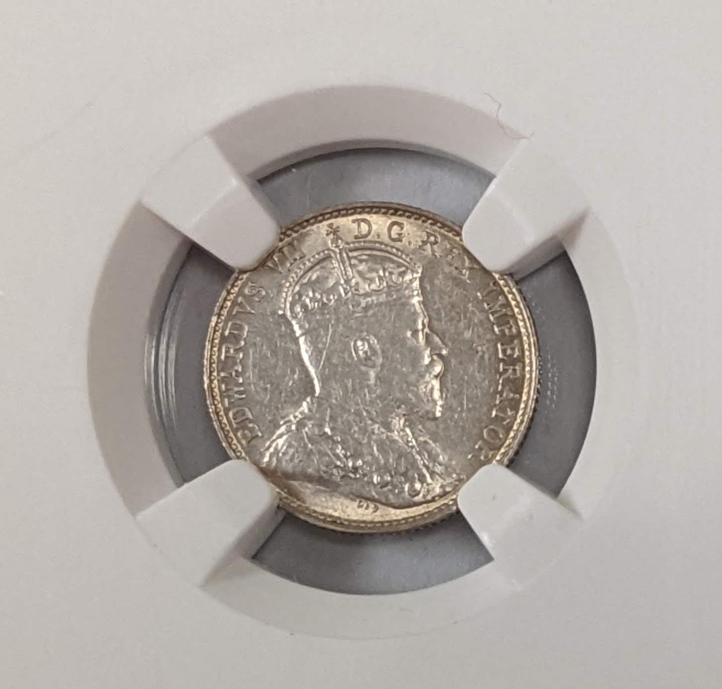 1903 H Canada Silver 5c NGC AU 55