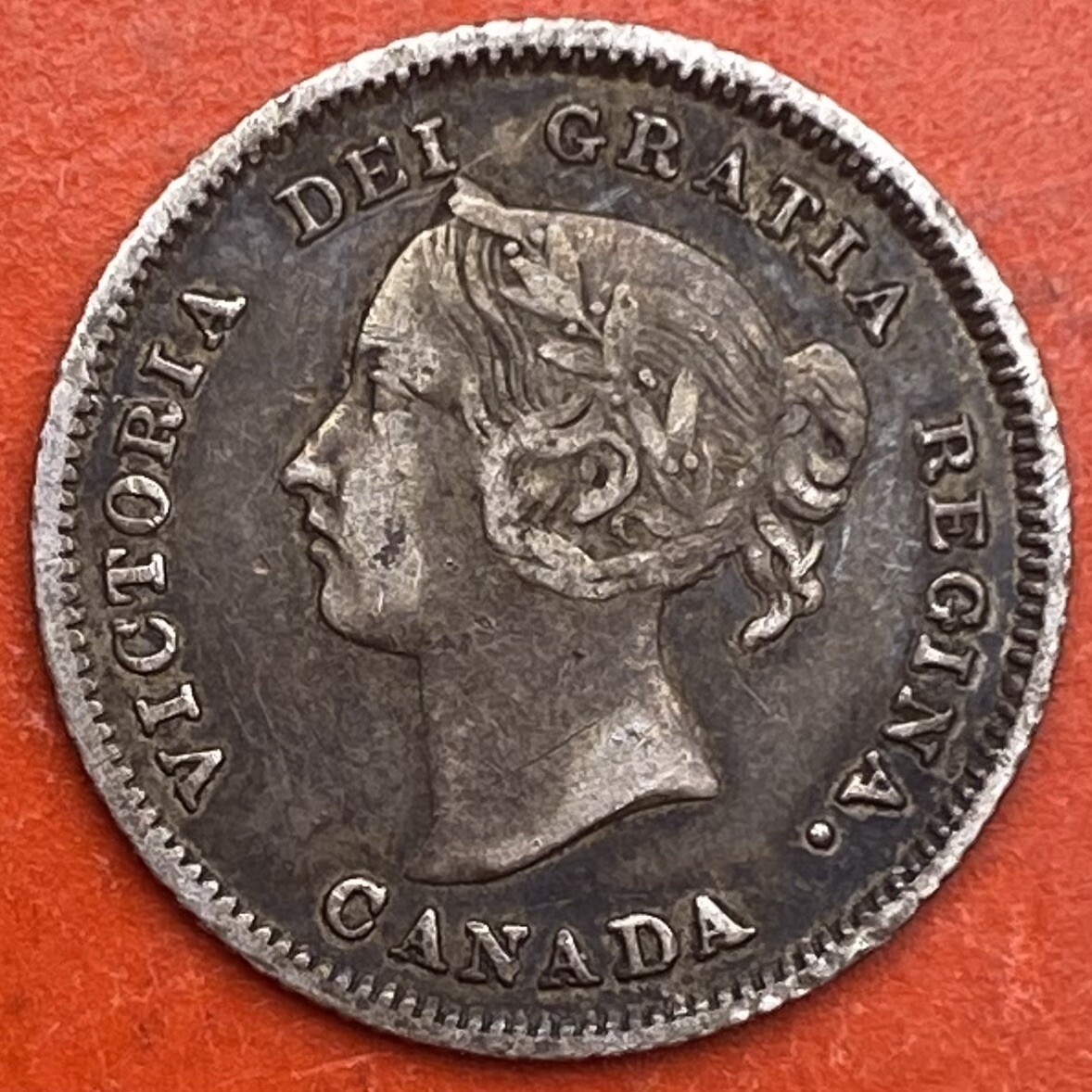 1882H Canada 5 Cents - VF/EF - Lot#5108