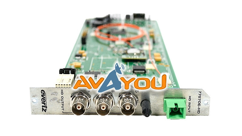 Evertz 7707OE-HD-AP HD/SD Optical to Electrical Fiber Converter +3RU