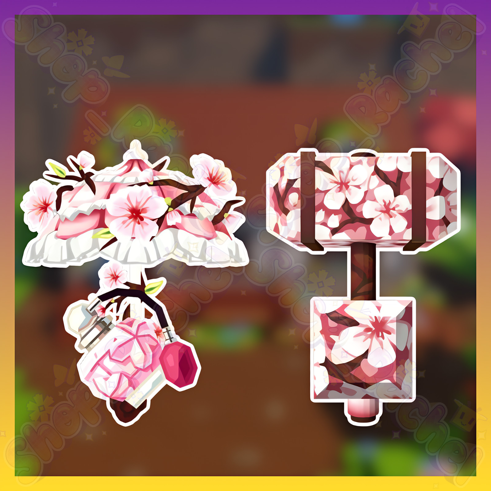 🌸 Sakura Parasol Bundle - Flee the Facility (FTF) 🌸