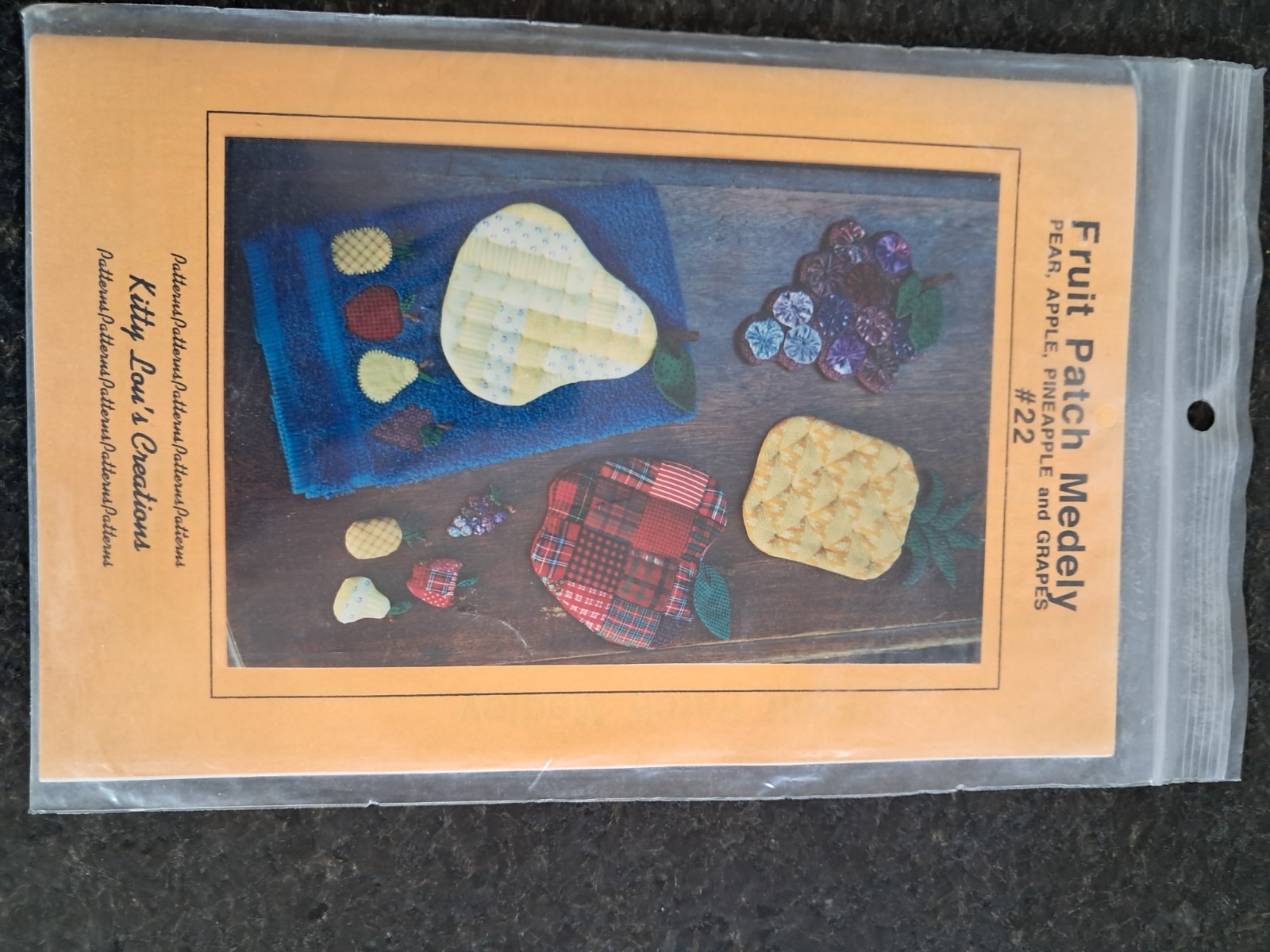 Quilting Pattern Fruit Patch Medely