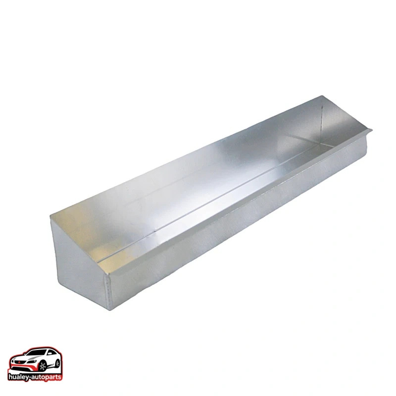 Oil Shelf 12 Quart Bottle Caddy Organizer Aluminum For Trailer Shop Silver