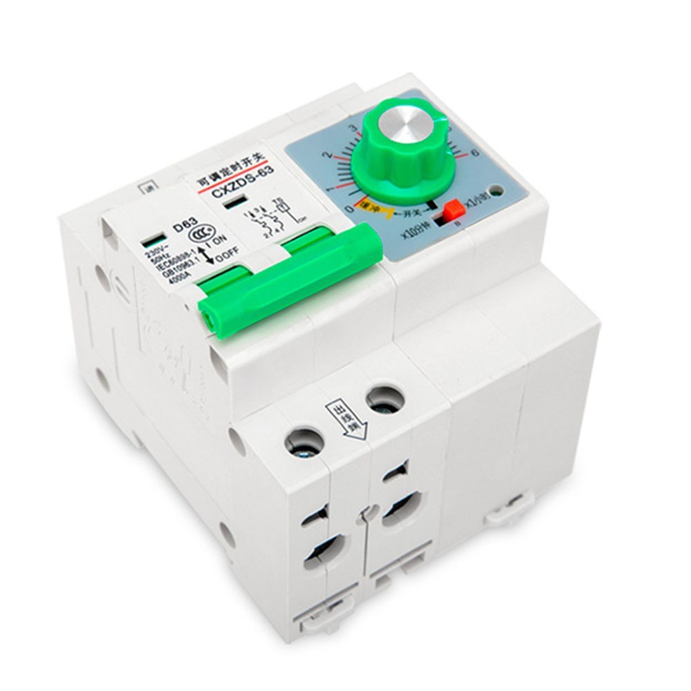 Mechanical Adjustable Timer Switch 63A 13000W Water Pump Memory Timer 1min-6h