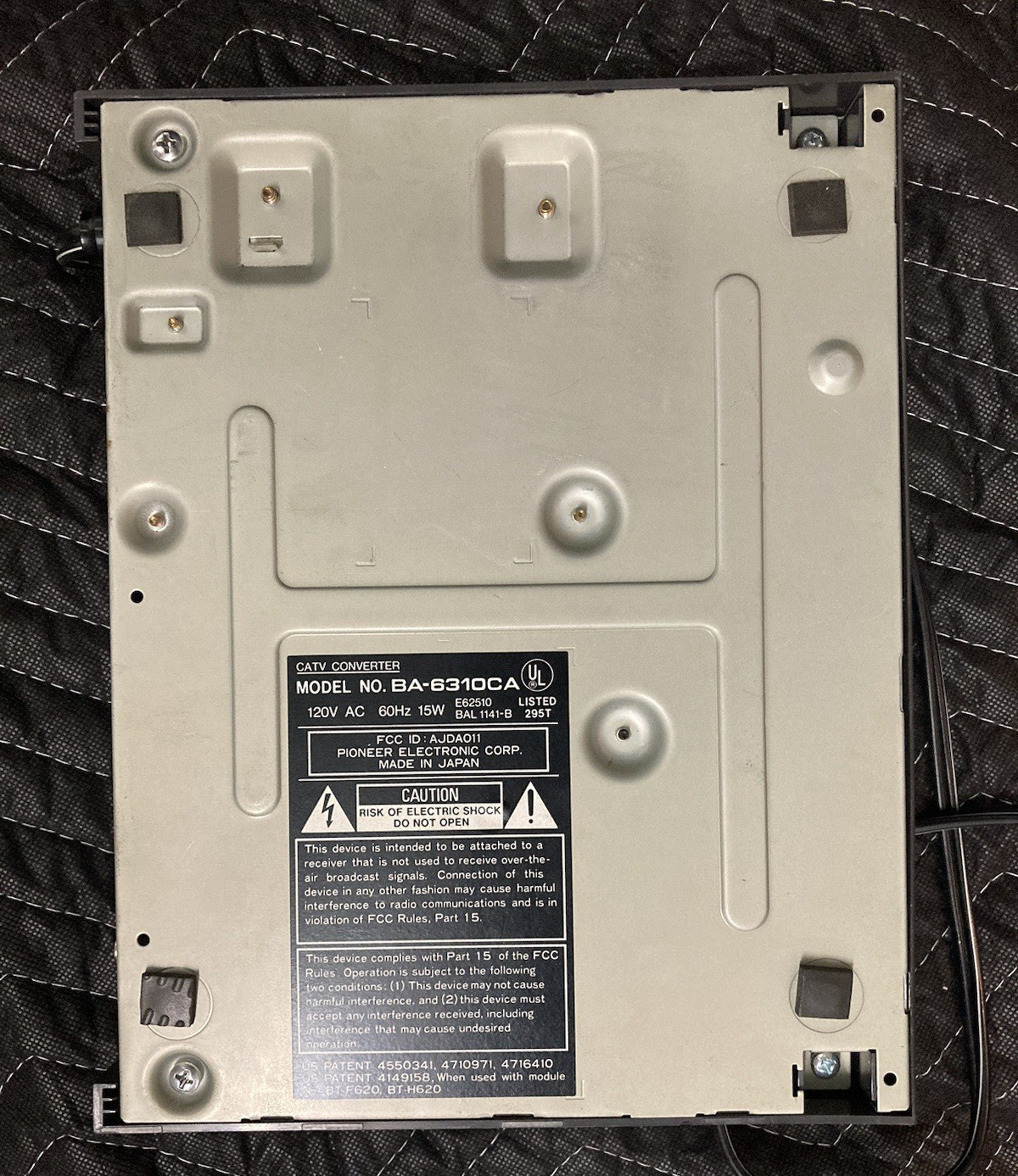 Pioneer BA-6300CA CATV Converter Box