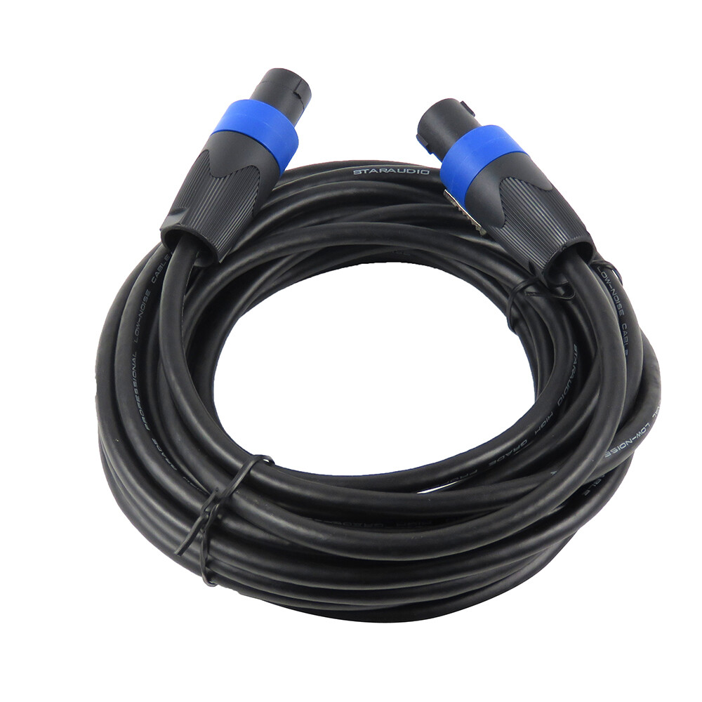 25ft Studio Speakon Male Cable to Speaker Speakon Male Speakon Cable for Audio