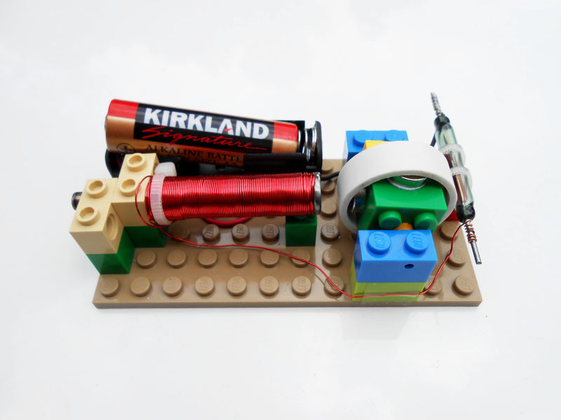 DIY SIMPLE BASIC QuikLock REED SWITCH MOTOR KIT #12 BIRTHDAY PARTY KIDS SCIENCE