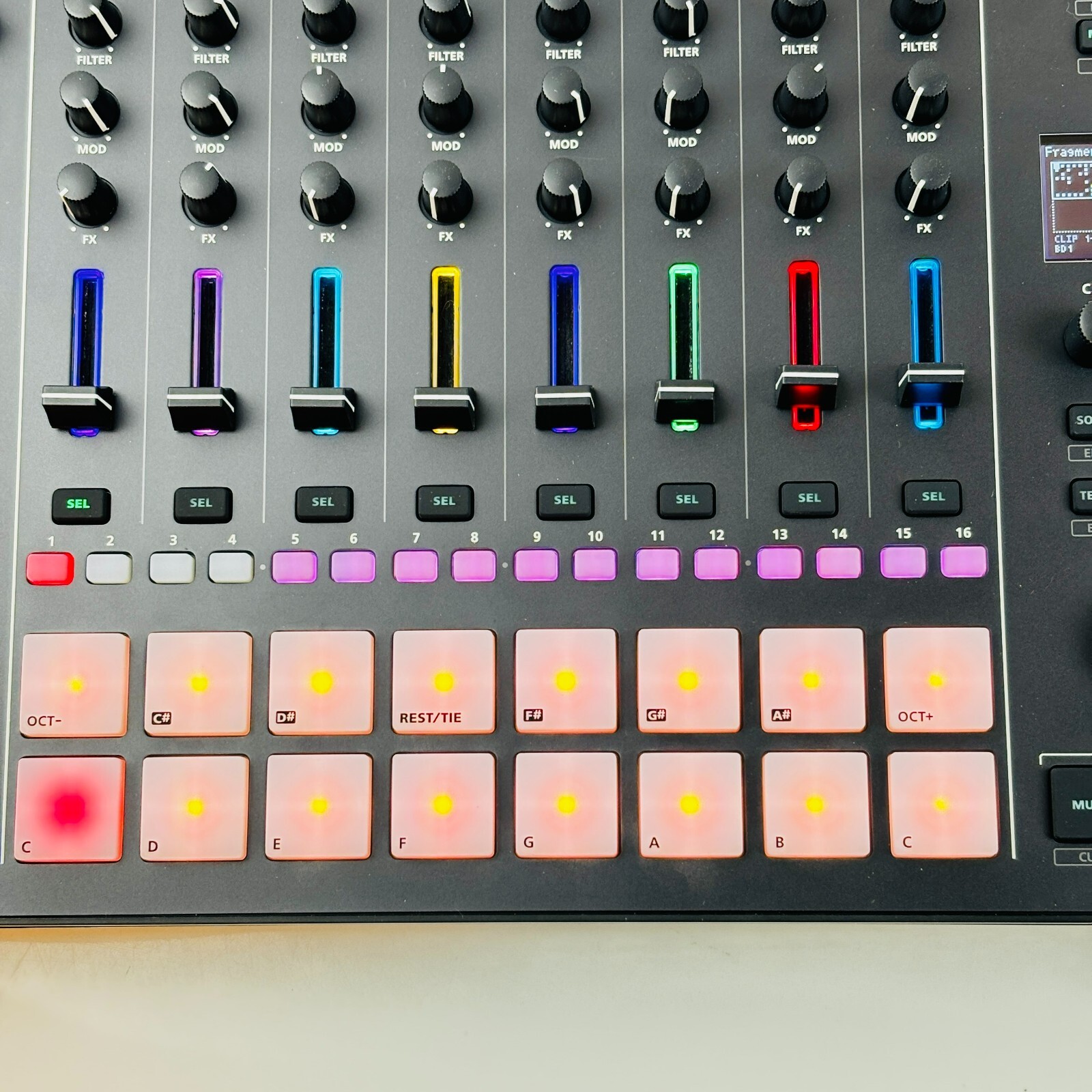 Roland MC-707 Sampler Drum Machine Synthesizer Groovebox Workstation Tested