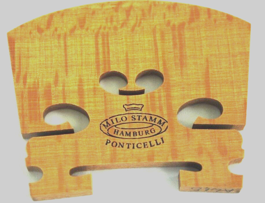 Milo Stamm Ponticelli Violin 4/4 Bridge - Royal - A Shape 40 mm NEW