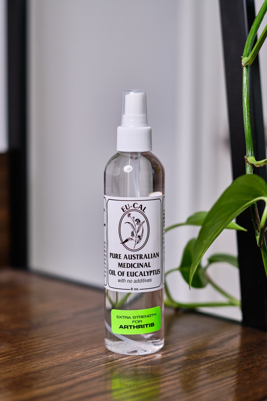 100% PURE MEDICINAL OIL OF EUCALYPTUS 8oz STOP PAIN & BREATH NOW