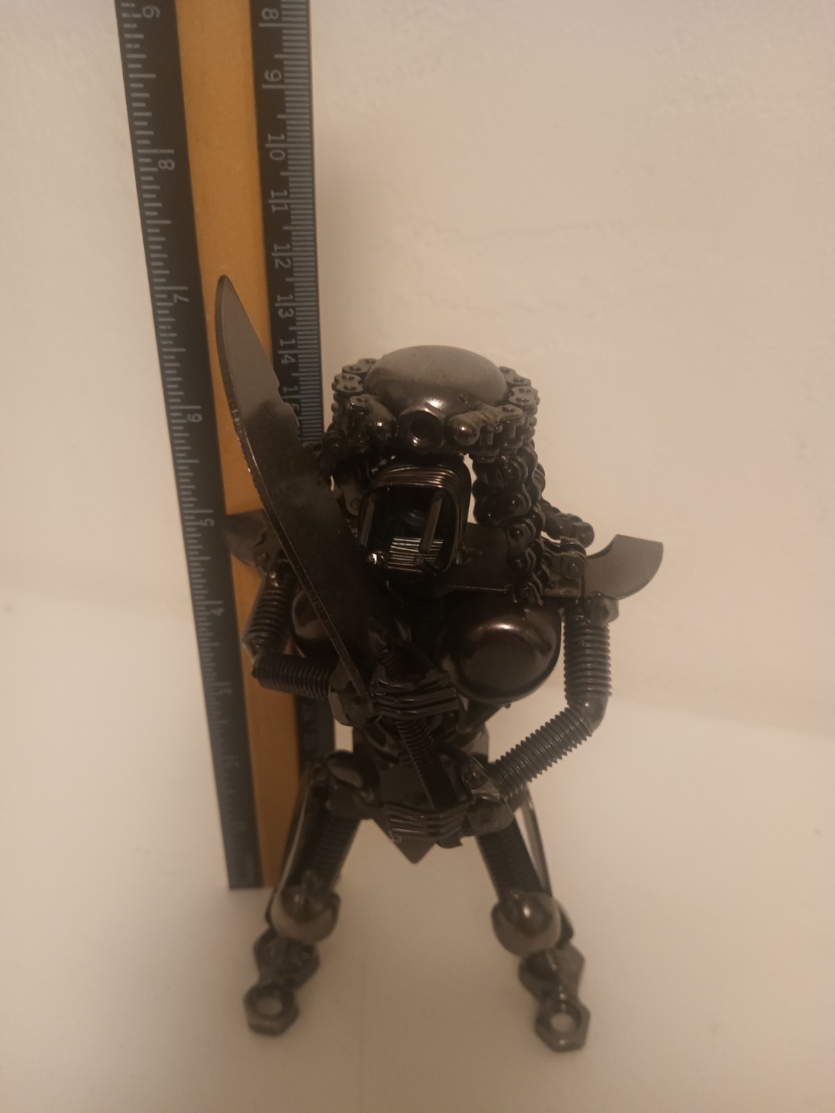 Metal Art Predator Alien Warrior Steampunk Gothic Welded 7.0"