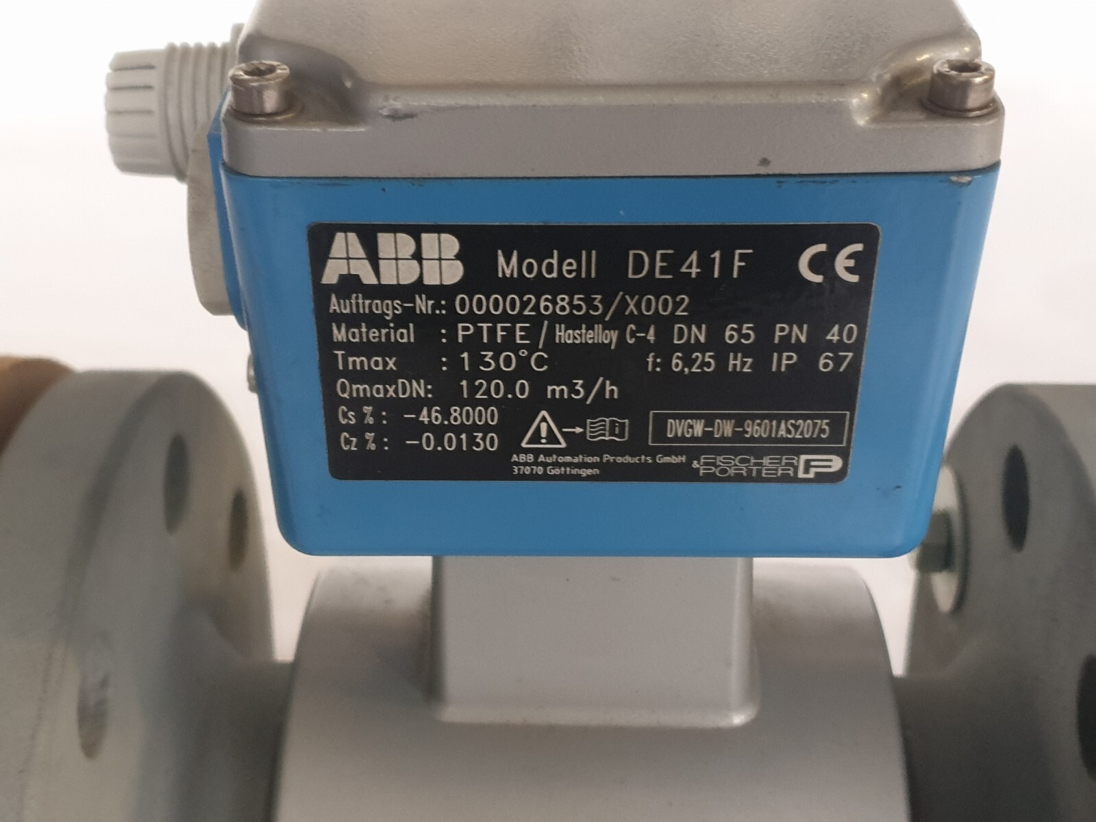 ABB DE41F Flow Meter 120m3/h