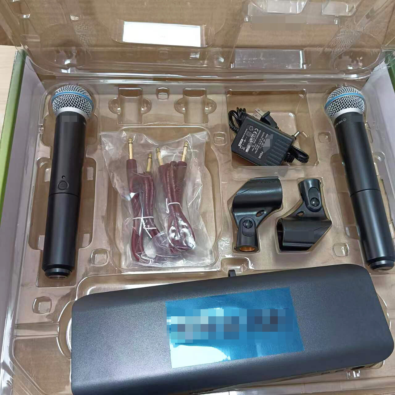 BLX288/BETA58A UHF Wireless Microphone System Handheld Vocal Mics w/Receiver
