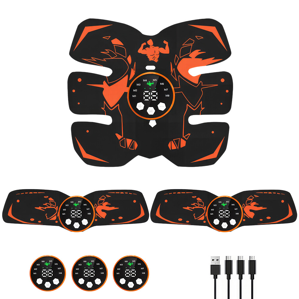 EMS Abdominal Muscle Core Toning Trainer ABS Electric Stimulator Fitness Belt