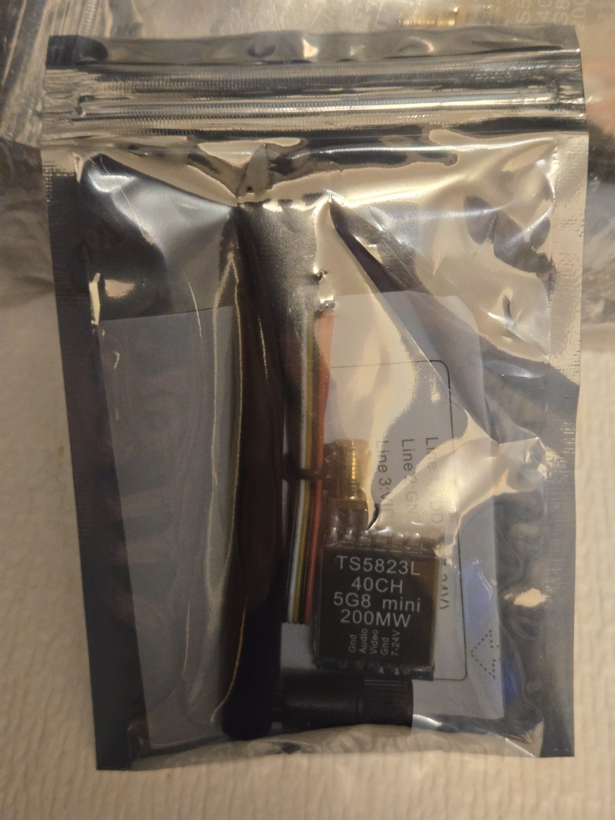 TS5823L Wireless 5.8GB 200MW Transmitter for FPV Drone