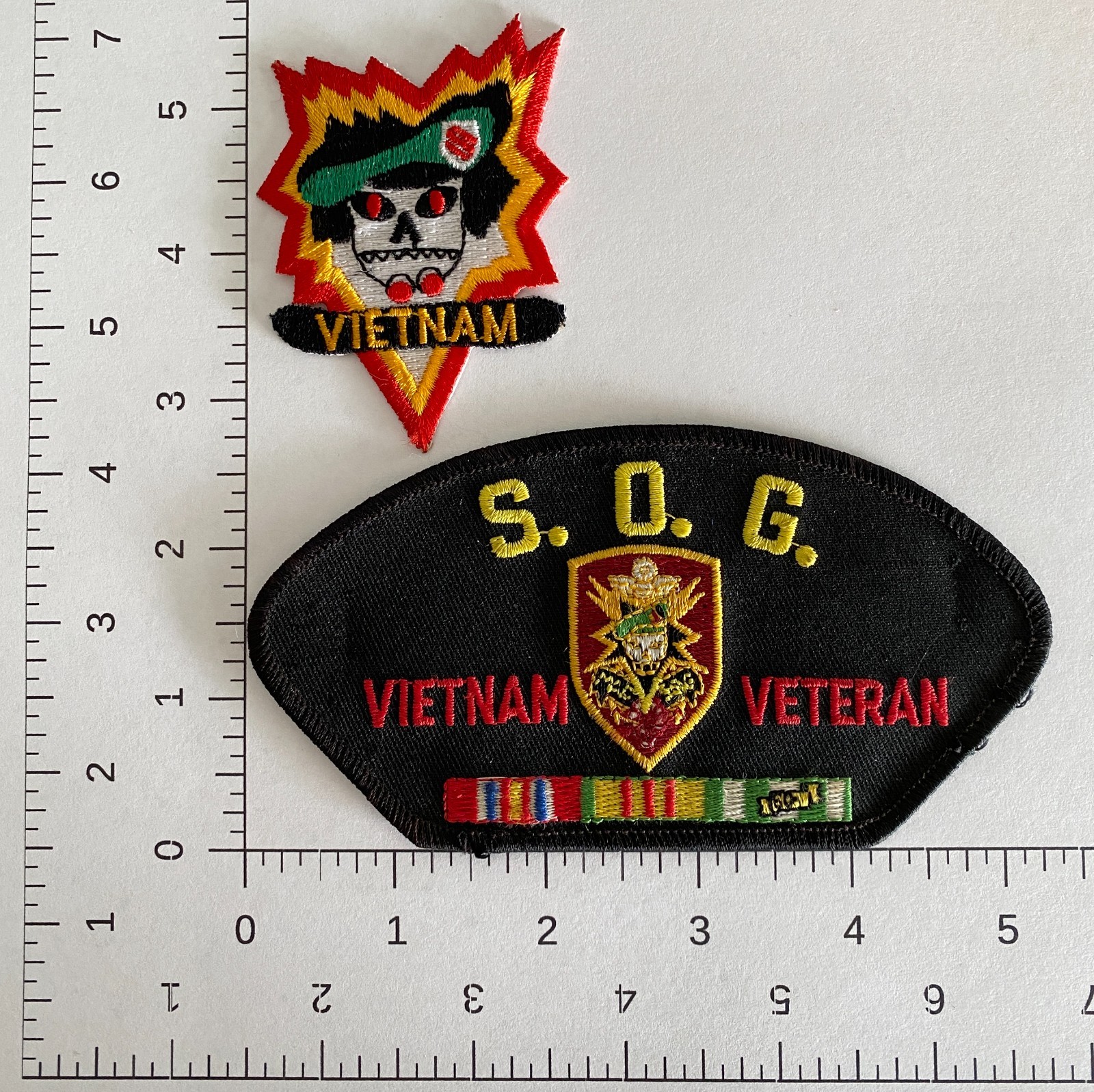 Vietnam Veteran SOG Patch Studies and Observations Group Military