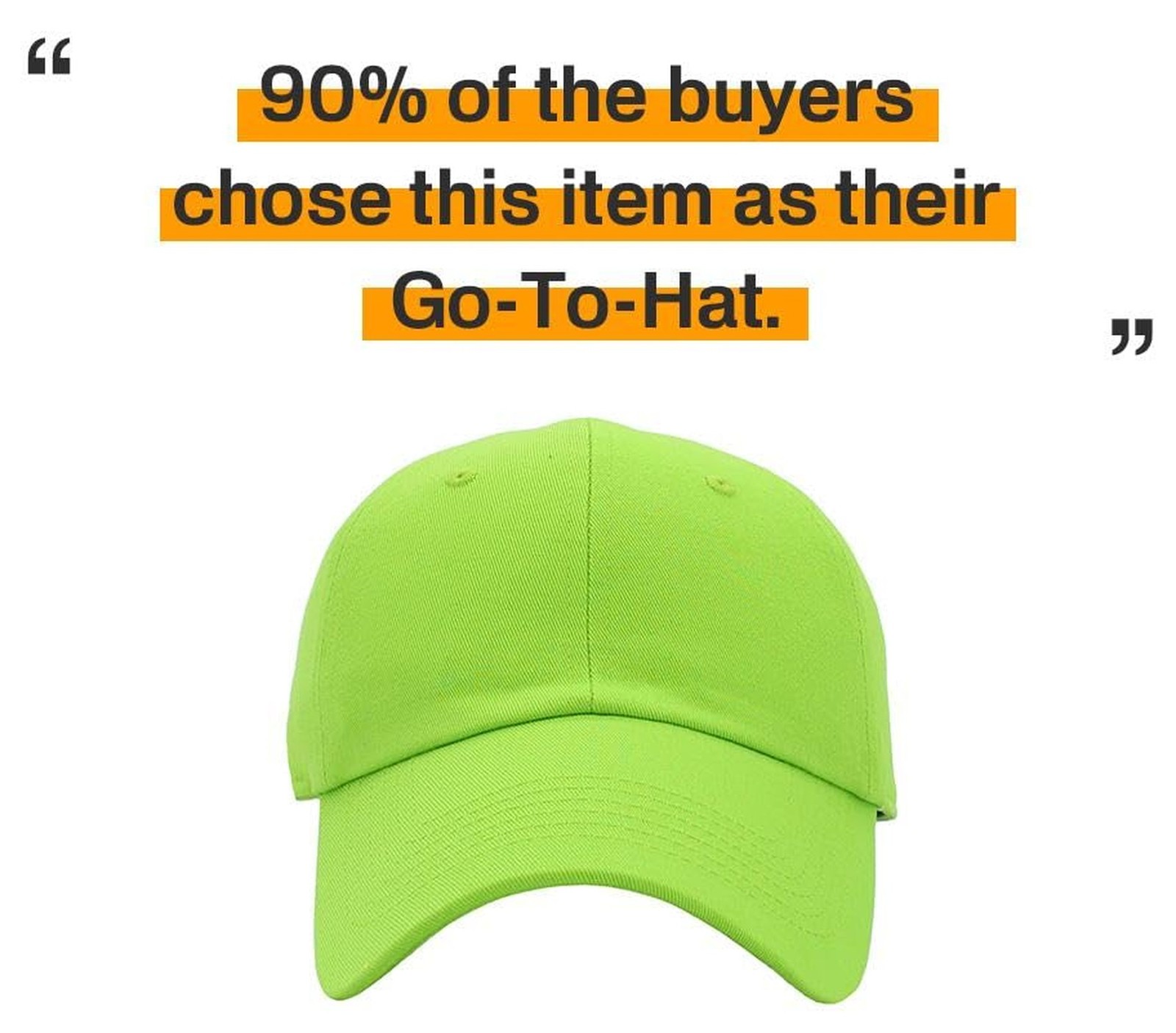 KBETHOS Classic Unisex Cotton Adjustable Low Crown Baseball Cap – Plain Da