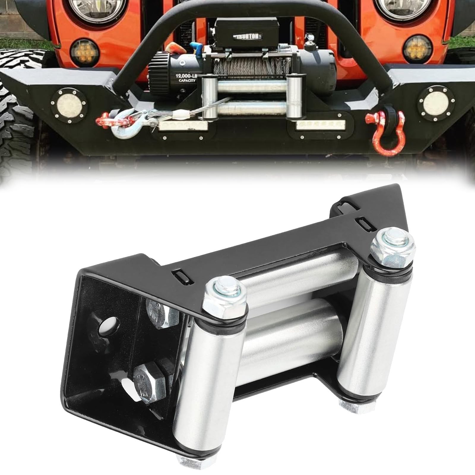 4-7/8" Winch Roller Fairlead for ATV UTV Winches 4500 lbs or Less Cable