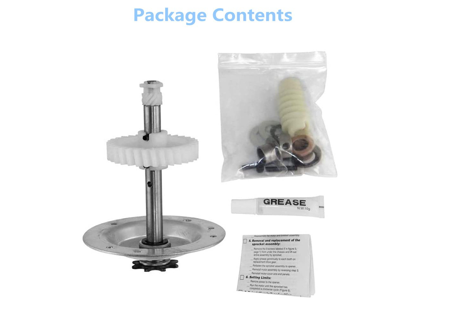 Garage Door Gear & Sprocket Kit 41C4220A for LiftMaster Chamberlain Craftsman