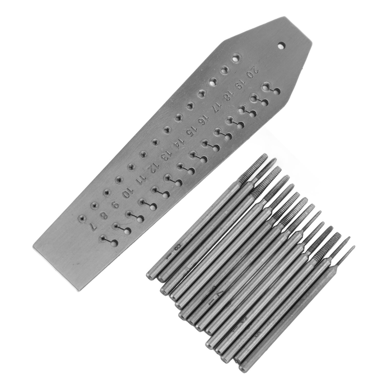 14pcs Tap And Die Set 0.7mm-2mm Jewellers Watchmakers Tap Die For Jewelry Ma HR6