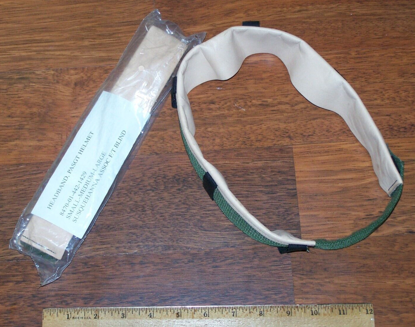 Helmet Band Sweat Liner for USMC Army Military PASGT M1 Steel Pot Made in USA